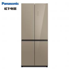 松下（Panasonic）十字对开门冰箱498L风冷无霜变频压缩机Ag+银离子除菌保鲜无异味 NR-D501CN-XN
