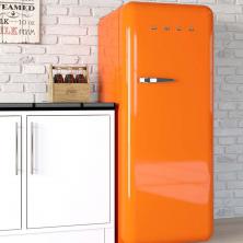 SMEG冰箱 FAB28意大利进口复古冷藏冷冻家用冰箱单门冰箱新款红色