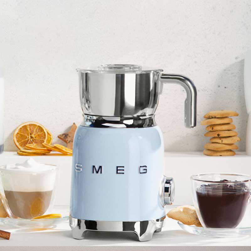 SMEG斯麦格 意大利进口电动奶泡机家用全自动冷热打奶器巧克力机