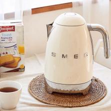 SMEG/斯麦格KLF04电热水壶复古家用泡茶保温一体不锈钢控温电水壶