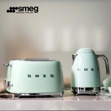 SMEG斯麦格意式多士炉吐司机烤面包机温控电热水壶两件套复古套装