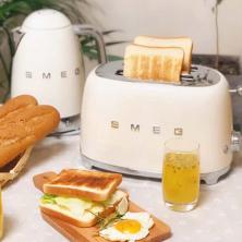 SMEG斯麦格 TSF01多功能复古烤面包机吐司机多士炉家用加热早餐机