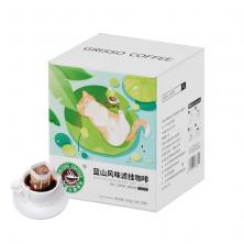 格莱仕挂耳咖啡猫咪系列蓝山手冲挂耳黑咖啡粉 10杯/盒